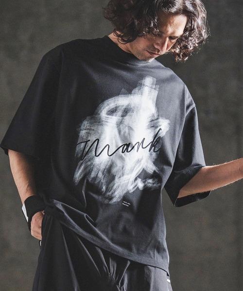 mt10460- Graphic Art Print T-shirt プリントTシャツ(202-058-gls-cg