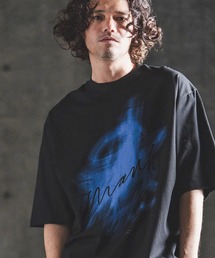 GLIMCLAP（グリムクラップ）の「mt10460- Graphic Art Print T-shirt プリントTシャツ(202-058-gls-cg)（Tシャツ/カットソー）」