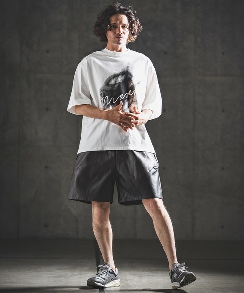 GLIMCLAP(グリムクラップ)の「mt10460- Graphic Art Print T-shirt プリントTシャツ(202-058-gls-cg)(Tシャツ/カットソー・メンズ・ブラック×ホワイト/ホワイト×ピンク/ブラック×ブルー/ホワイト×ブラック・S/M/L)」の13枚目の写真