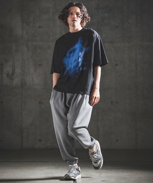 GLIMCLAP(グリムクラップ)の「mt10460- Graphic Art Print T-shirt プリントTシャツ(202-058-gls-cg)(Tシャツ/カットソー・メンズ・ブラック×ホワイト/ホワイト×ピンク/ブラック×ブルー/ホワイト×ブラック・S/M/L)」の19枚目の写真