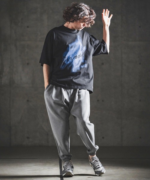 GLIMCLAP(グリムクラップ)の「mt10460- Graphic Art Print T-shirt プリントTシャツ(202-058-gls-cg)(Tシャツ/カットソー・メンズ・ブラック×ホワイト/ホワイト×ピンク/ブラック×ブルー/ホワイト×ブラック・S/M/L)」の20枚目の写真