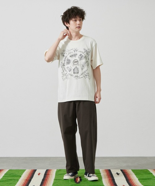 Lee(リー)の「LeeバンダナTシャツ(Tシャツ/カットソー・メンズ・ネイビー/レッド/ホワイト・MEDIUM/LARGE/X-LARGE/SMALL)」の4枚目の写真