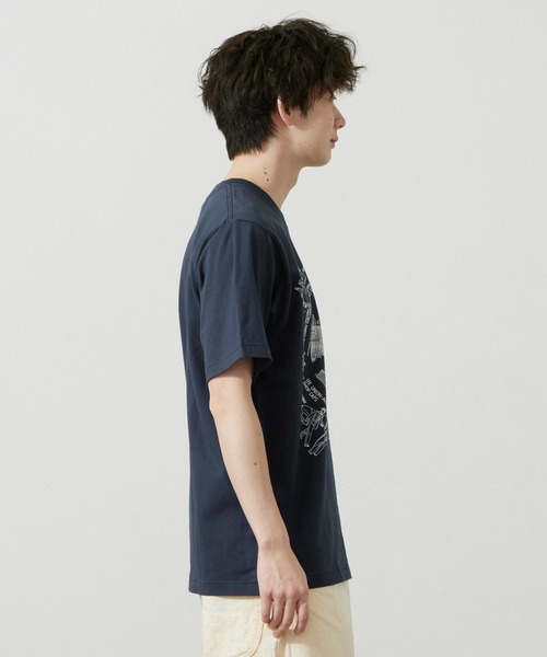 Lee(リー)の「LeeバンダナTシャツ(Tシャツ/カットソー・メンズ・ネイビー/レッド/ホワイト・MEDIUM/LARGE/X-LARGE/SMALL)」の15枚目の写真