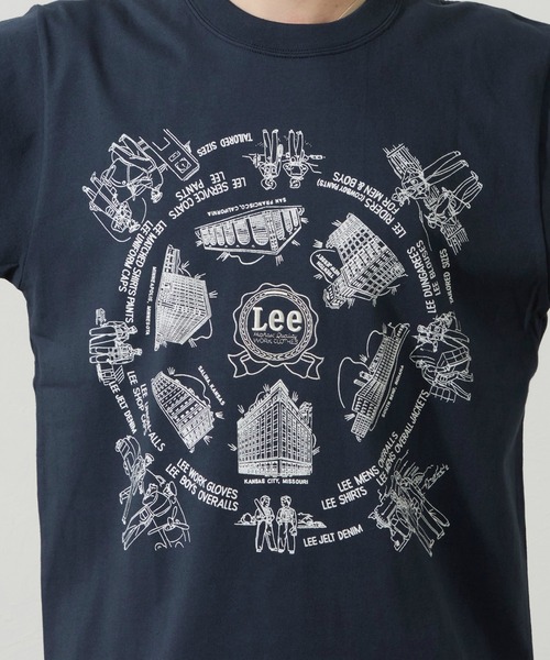 Lee(リー)の「LeeバンダナTシャツ(Tシャツ/カットソー・メンズ・ネイビー/レッド/ホワイト・MEDIUM/LARGE/X-LARGE/SMALL)」の17枚目の写真