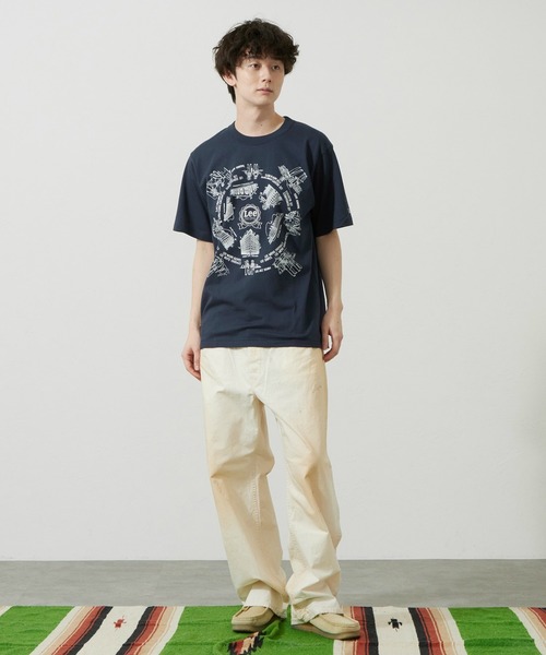 Lee(リー)の「LeeバンダナTシャツ(Tシャツ/カットソー・メンズ・ネイビー/レッド/ホワイト・MEDIUM/LARGE/X-LARGE/SMALL)」の21枚目の写真
