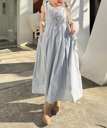 w closet | ウエストドロストナイロンキャミワンピース(ワンピース)