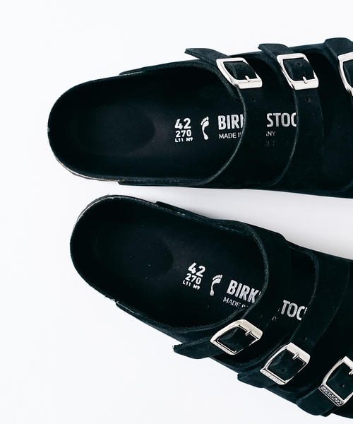 BIRKENSTOCK(ビルケンシュトック)の「BIRKEN STOCK / ビルケンシュトック 417別注 Narrow Florida FR LENB(サンダル・メンズ・ブラック・40/41/42/43/44/39)」の7枚目の写真