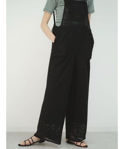 FIKA.（フィーカ）の「Motif  lace overalls（サロペット/オーバーオール・レディース・オフホワイト/ブラック・FREE）」の19枚目の写真