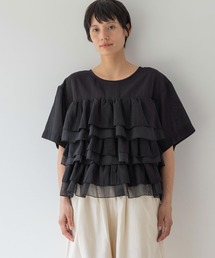 【Limited Line】異素材メニーフリルブラウス