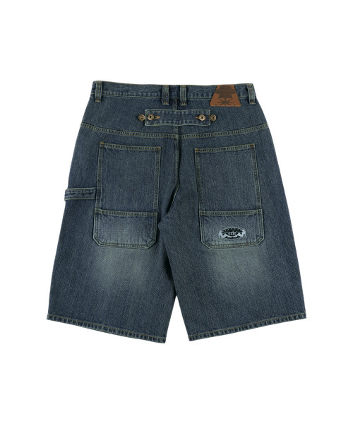 ERTR(イーアールティーアール)の「Carpenter Buckle Bermuda Denim Pants Blue(その他パンツ・レディース・その他・SMALL/MEDIUM/LARGE)」の3枚目の写真
