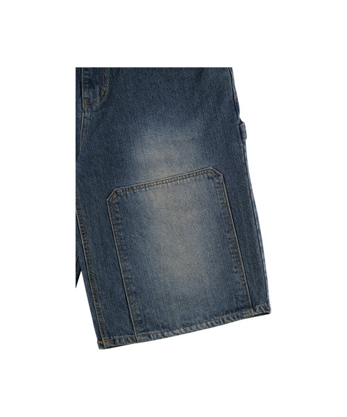 ERTR(イーアールティーアール)の「Carpenter Buckle Bermuda Denim Pants Blue(その他パンツ・レディース・その他・SMALL/MEDIUM/LARGE)」の4枚目の写真