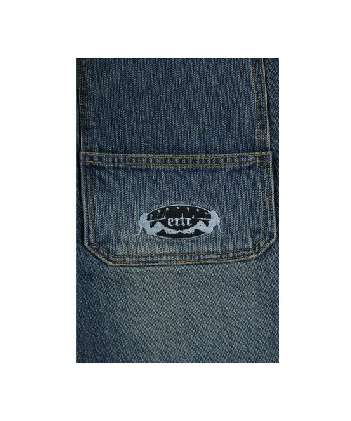 ERTR(イーアールティーアール)の「Carpenter Buckle Bermuda Denim Pants Blue(その他パンツ・レディース・その他・SMALL/MEDIUM/LARGE)」の7枚目の写真