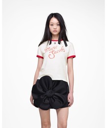 MARC JACOBS（マークジェイコブス）の「MARC LOGO RINGER FEMME TEE/マーク ロゴ リンガー フェム Tシャツ（Tシャツ/カットソー）」