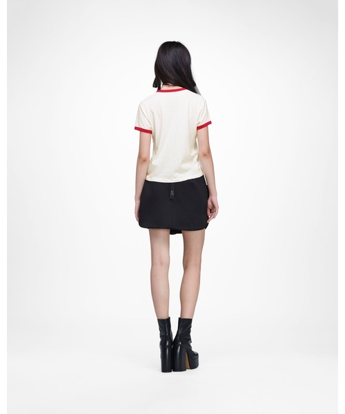 MARC JACOBS(マークジェイコブス)の「【NEW】MARC LOGO RINGER FEMME TEE/マーク ロゴ リンガー フェム Tシャツ(Tシャツ/カットソー・レディース・ホワイト系その他・L/M/S/XS)」の5枚目の写真
