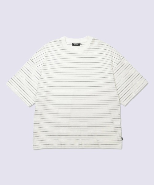 ROTOL(ロトル)の「【ROTOL】Lumiflect Border Tee(Tシャツ/カットソー・メンズ・ブラック/ホワイト・2)」の2枚目の写真