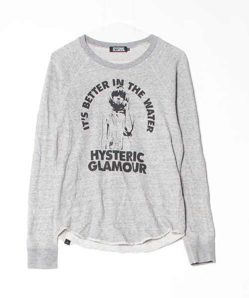 HYSTERIC ダークグレー 長袖Tシャツ ブランド古着】長袖Tシャツ（Tシャツ/カットソー）｜HYSTERIC GLAMOUR