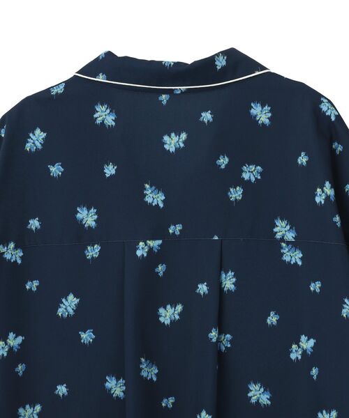 CRAFT STANDARD BOUTIQUE(クラフトスタンダードブティック)の「ボタニカルプリントオープンカラーシャツ(シャツ/ブラウス・レディース・ネイビー/アイボリー・FREE)」の22枚目の写真