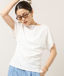 MAQWEL | 【MAQWEL/マクウェル】ウォッシャブルタックドルマンT(Tシャツ/カットソー)