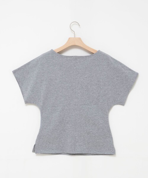 MAQWEL(マクウェル)の「【MAQWEL/マクウェル】ウォッシャブルタックドルマンT(Tシャツ/カットソー・レディース・ブラック/オレンジ/オフホワイト/グレー・FREE)」の10枚目の写真