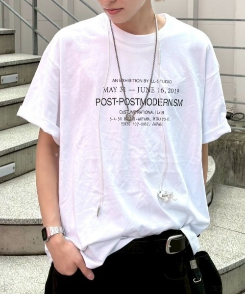 Never mind the XU / Chikashitsu+(ネバーマインド ザ エックスユー / チカシツプラス)の「【nmtc+】Unisex Vintage Oversized T-Shirt / 【エヌエムティーシープラス】ユニセックスヴィンテージオーバーサイズTシャツ(Tシャツ/カットソー・メンズ・ブラック/ホワイト/グレー・ONE SIZE)」の2枚目の写真