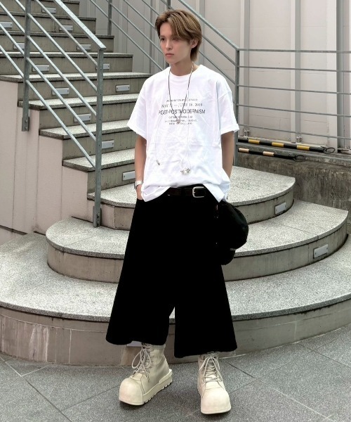 Never mind the XU / Chikashitsu+(ネバーマインド ザ エックスユー / チカシツプラス)の「【nmtc+】Unisex Vintage Oversized T-Shirt / 【エヌエムティーシープラス】ユニセックスヴィンテージオーバーサイズTシャツ(Tシャツ/カットソー・メンズ・ブラック/ホワイト/グレー・ONE SIZE)」の7枚目の写真