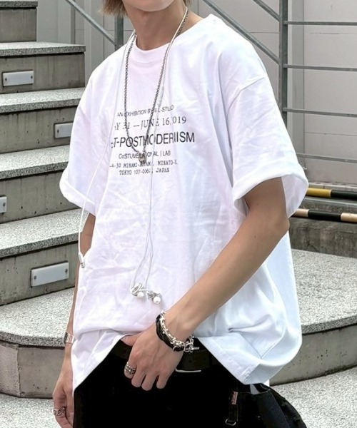 Never mind the XU / Chikashitsu+(ネバーマインド ザ エックスユー / チカシツプラス)の「【nmtc+】Unisex Vintage Oversized T-Shirt / 【エヌエムティーシープラス】ユニセックスヴィンテージオーバーサイズTシャツ(Tシャツ/カットソー・メンズ・ブラック/ホワイト/グレー・ONE SIZE)」の13枚目の写真