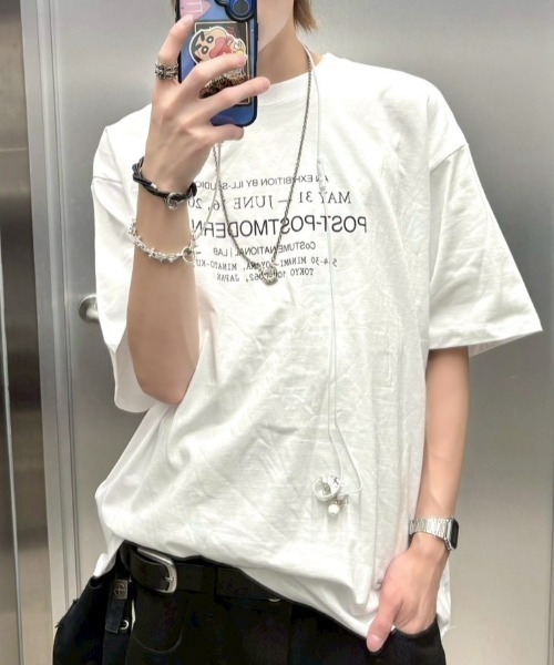 Never mind the XU / Chikashitsu+(ネバーマインド ザ エックスユー / チカシツプラス)の「【nmtc+】Unisex Vintage Oversized T-Shirt / 【エヌエムティーシープラス】ユニセックスヴィンテージオーバーサイズTシャツ(Tシャツ/カットソー・メンズ・ブラック/ホワイト/グレー・ONE SIZE)」の16枚目の写真