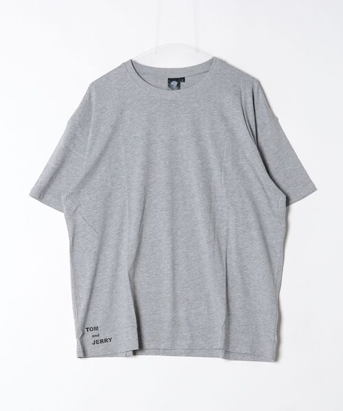 Tom＆Jerry（トムアンドジェリー）の「トムジェリ　Tシャツ（Tシャツ/カットソー・メンズ・ブラック系その他/ネイビー/ベージュ/ダークグリーン/ブルー系その他/グリーン系その他/ブラック/チャコールグレー/オフホワイト/オレンジ/ホワイト系その他/モカ/ホワイト系その他3/ホワイト系その他2/グレー系その他/杢グレー・M/L/XL）」の17枚目の写真