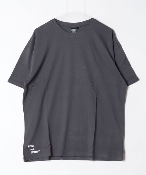 Tom＆Jerry（トムアンドジェリー）の「トムジェリ　Tシャツ（Tシャツ/カットソー・メンズ・ブラック系その他/ネイビー/ベージュ/ダークグリーン/ブルー系その他/グリーン系その他/ブラック/チャコールグレー/オフホワイト/オレンジ/ホワイト系その他/モカ/ホワイト系その他3/ホワイト系その他2/グレー系その他/杢グレー・M/L/XL）」の20枚目の写真