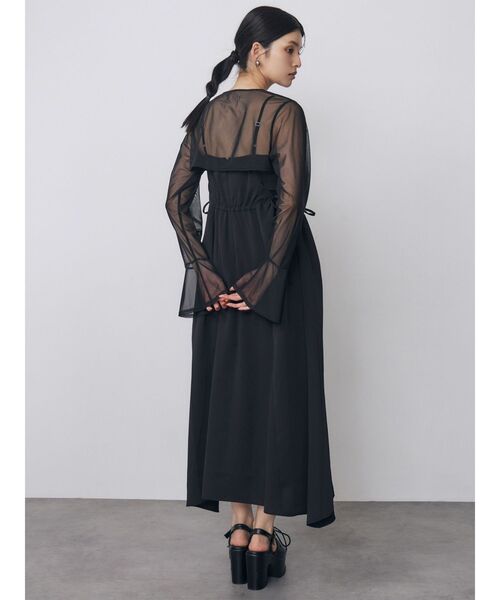 MURUA(ムルーア)の「【WEB限定】シアーボレロキャミワンピース 夏服(ワンピース・レディース・ブラック/その他1・FREE)」の20枚目の写真