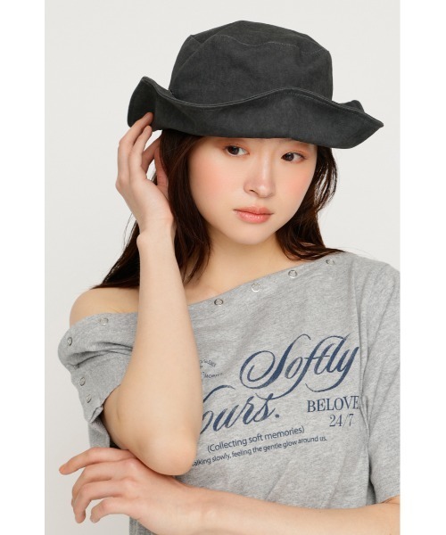 SLY（スライ）の「MARIN NOIR HAT マリンノワールハット 夏服（ハット・レディース・ライトブラック/アイボリー・FREE）」の16枚目の写真