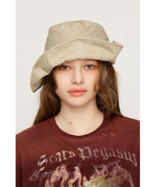 SLY（スライ）の「MARIN NOIR HAT マリンノワールハット 夏服（ハット・レディース・ライトブラック/アイボリー・FREE）」の3枚目の写真