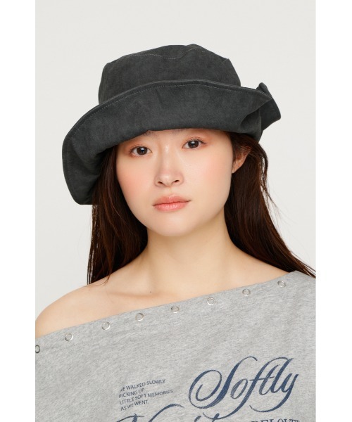 SLY（スライ）の「MARIN NOIR HAT マリンノワールハット 夏服（ハット・レディース・ライトブラック/アイボリー・FREE）」の12枚目の写真