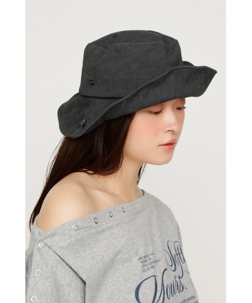 SLY（スライ）の「MARIN NOIR HAT マリンノワールハット 夏服（ハット・レディース・ライトブラック/アイボリー・FREE）」の14枚目の写真