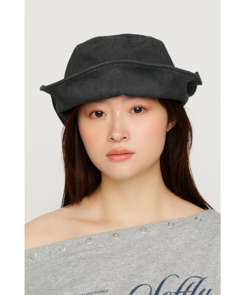 SLY（スライ）の「MARIN NOIR HAT マリンノワールハット 夏服（ハット・レディース・ライトブラック/アイボリー・FREE）」の15枚目の写真