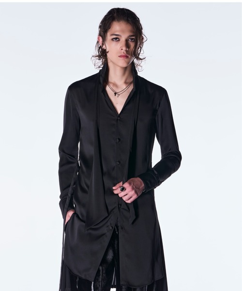 ROYAL FLASH(ロイヤルフラッシュ)の「kiryuyrik/キリュウキリュウ/Flare Shirt(シャツ/ブラウス・メンズ・ブラック・LARGE/MEDIUM/SMALL)」の1枚目の写真