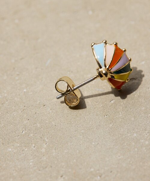 ear PAPILLONNER(イアパピヨネ)の「《WEB限定/チタンポスト》カラフル雨傘ピアス(ピアス(両耳用)・レディース・オレンジ/ベビーピンク・FREE)」の14枚目の写真
