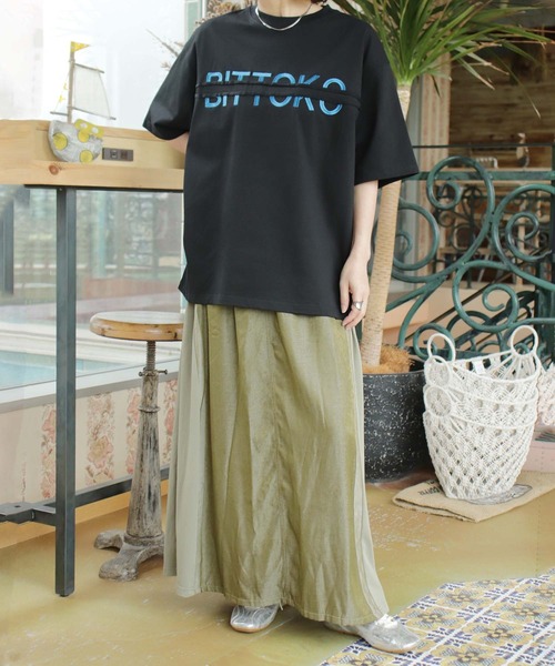 BITTOKO(ビットコ)の「bittokoロゴT(Tシャツ/カットソー・レディース・グレー/ブラック/ホワイト/ピンク・FREE)」の14枚目の写真