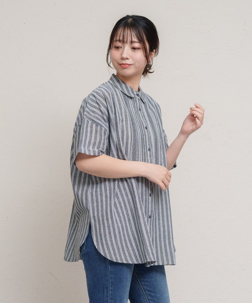 MARAI(マーライ)の「5分袖シャツブラウス バックボタン(シャツ/ブラウス・レディース・ブラック系その他・フリー)」の8枚目の写真