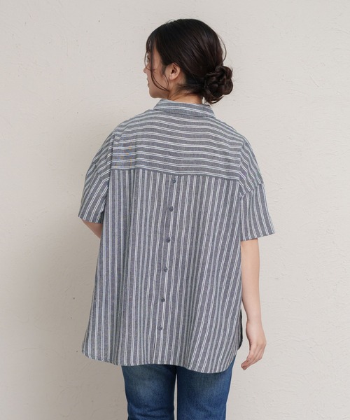 MARAI(マーライ)の「5分袖シャツブラウス バックボタン(シャツ/ブラウス・レディース・ブラック系その他・フリー)」の5枚目の写真