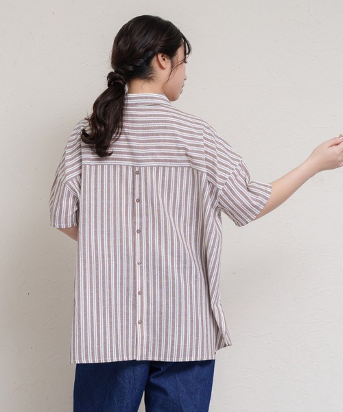 MARAI(マーライ)の「5分袖シャツブラウス バックボタン(シャツ/ブラウス・レディース・ブラック系その他・フリー)」の14枚目の写真