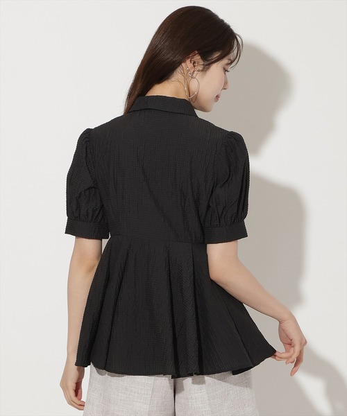 WILLSELECTION（ウィルセレクション）の「フリルディティールペプラムブラウス（シャツ/ブラウス・レディース・イエロー/オフホワイト/ブラック・FREE）」の13枚目の写真