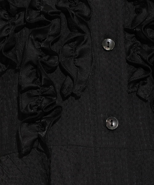 WILLSELECTION（ウィルセレクション）の「フリルディティールペプラムブラウス（シャツ/ブラウス・レディース・イエロー/オフホワイト/ブラック・FREE）」の16枚目の写真