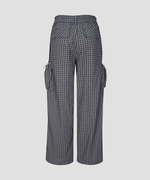 Verdnt（バーダント）の「チェックストリングカーゴバンディングパンツ[ネイビー]（その他パンツ・レディース・その他・SMALL/MEDIUM）」の6枚目の写真