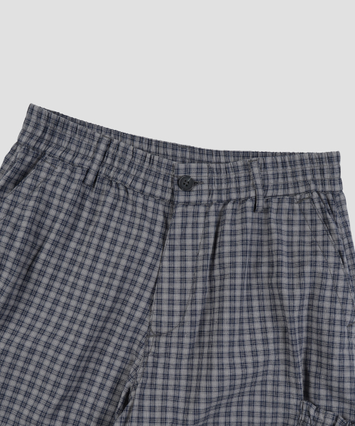 Verdnt（バーダント）の「チェックストリングカーゴバンディングパンツ[ネイビー]（その他パンツ・レディース・その他・SMALL/MEDIUM）」の7枚目の写真