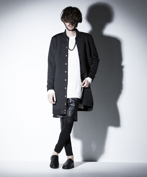 NO ID.（ノーアイディ）の「mp4179-ｼﾝｾﾃｨｯｸﾚｻﾞｰﾚｲﾔｰﾄﾞﾊｰﾌPT ﾊﾟﾝﾂ（その他パンツ・メンズ・ブラック・2/1/3）」の9枚目の写真