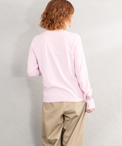 HANES（ヘインズ）の「[HANES/ヘインズ] 2P FOR HER ジャパンフィットロングスリーブパックTシャツ（Tシャツ/カットソー・レディース・ブラウン/ホワイト・L/M）」の20枚目の写真
