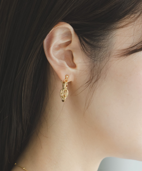 Noble(ノーブル)の「SHUU/シュウ SONA Earring(ピアス(両耳用)・レディース・ゴールド・FREE)」の7枚目の写真