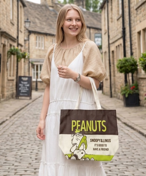 オンライン　タンブラー3色& キャンバストートバッグ PEANUTS 新品未使用 セール】PEANUTS ポップマガジンキャンバストート（トートバッグ