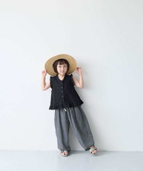 LOWRYS FARM(ローリーズファーム)の「レースノースリーブブラウス 877774(シャツ/ブラウス・キッズ・オフホワイト/ブラック・120cm/150cm/140cm/130cm/110cm)」の14枚目の写真